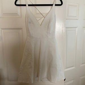 White homecoming graduation dress lulus